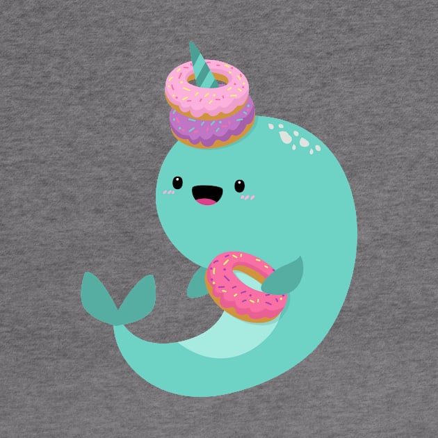 Donut Narwhal by FunUsualSuspects